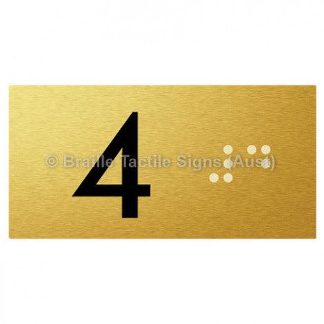 Braille Sign Lift Button Signs (B,G,P,1-10) 4 - Braille Tactile Signs Aust. - BTS189-04-aliG - Custom Signs - Fast Shipping - High Quality - Australian Made & Owned