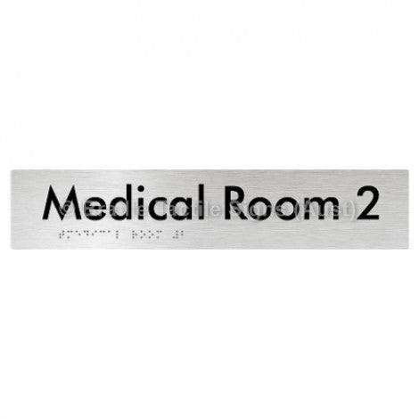 Braille Sign Medical Room 2 - Braille Tactile Signs Aust. - BTS255-02-aliB - Custom Signs - Fast Shipping - High Quality - Australian Made & Owned