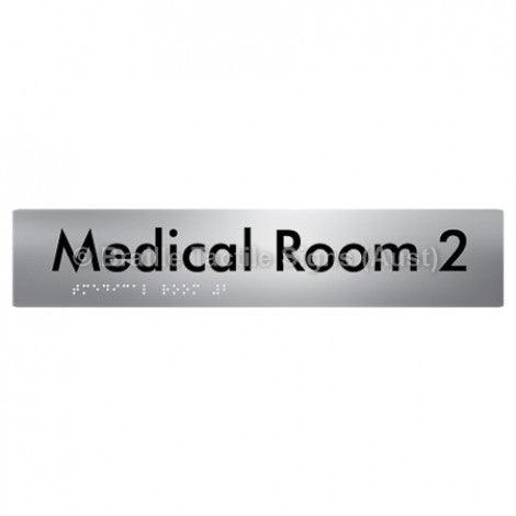Braille Sign Medical Room 2 - Braille Tactile Signs Aust. - BTS255-02-aliS - Custom Signs - Fast Shipping - High Quality - Australian Made & Owned