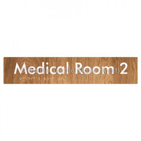 Braille Sign Medical Room 2 - Braille Tactile Signs Aust. - BTS255-02-wdg - Custom Signs - Fast Shipping - High Quality - Australian Made & Owned