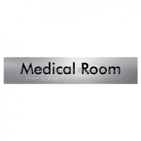 Braille Sign Medical Room - Braille Tactile Signs Aust. - BTS255-aliS - Custom Signs - Fast Shipping - High Quality - Australian Made & Owned