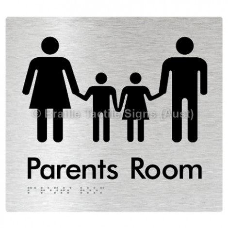Braille Sign Parents Room - Braille Tactile Signs Aust. - BTS36-aliB - Custom Signs - Fast Shipping - High Quality - Australian Made & Owned