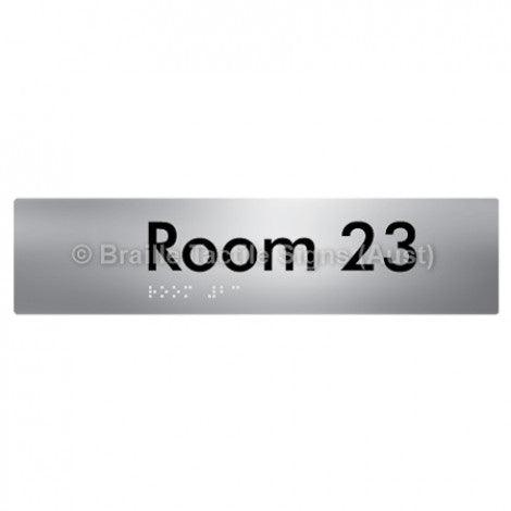 Braille Sign Room 23 - Braille Tactile Signs Aust. - BTS248-23-aliS - Custom Signs - Fast Shipping - High Quality - Australian Made & Owned