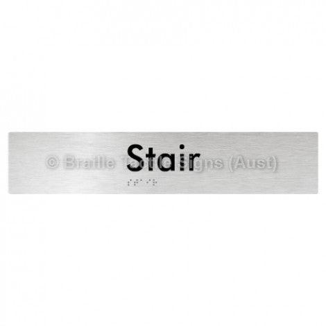 Braille Sign Stair - Braille Tactile Signs Aust. - BTS259-aliB - Custom Signs - Fast Shipping - High Quality - Australian Made & Owned