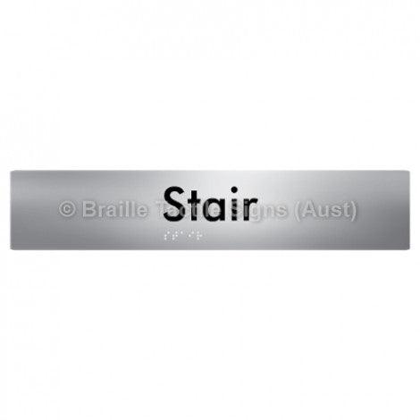 Braille Sign Stair - Braille Tactile Signs Aust. - BTS259-aliS - Custom Signs - Fast Shipping - High Quality - Australian Made & Owned