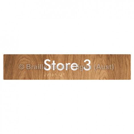 Braille Sign Store 3 - Braille Tactile Signs Aust. - BTS257-03-wdg - Custom Signs - Fast Shipping - High Quality - Australian Made & Owned
