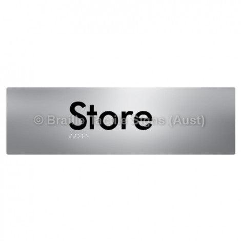 Braille Sign Store - Braille Tactile Signs Aust. - BTS123-blu - Custom Signs - Fast Shipping - High Quality - Australian Made & Owned