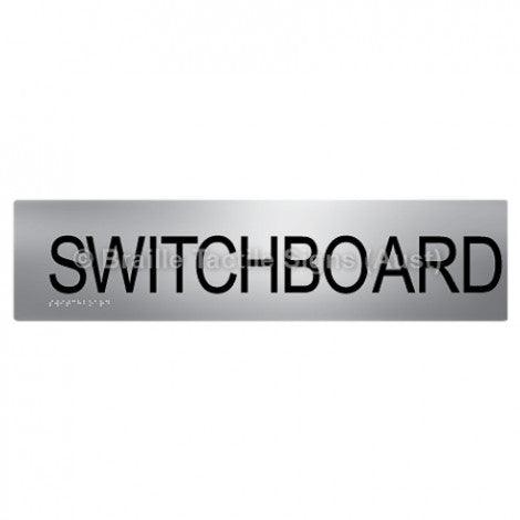 Braille Sign SWITCHBOARD - Braille Tactile Signs Aust. - BTS206-aliS - Custom Signs - Fast Shipping - High Quality - Australian Made & Owned