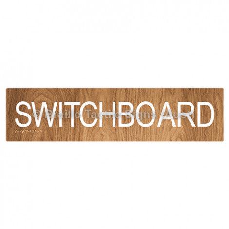 Braille Sign SWITCHBOARD - Braille Tactile Signs Aust. - BTS206-wdg - Custom Signs - Fast Shipping - High Quality - Australian Made & Owned