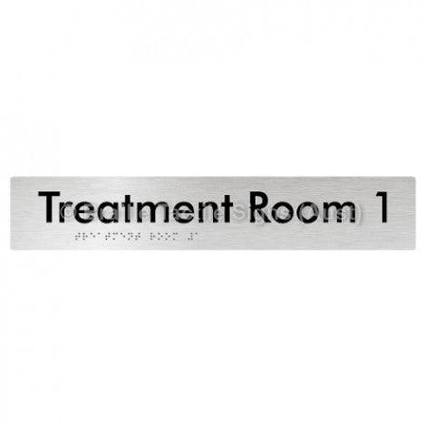 Braille Sign Treatment Room 1 - Braille Tactile Signs Aust. - BTS254-01-aliB - Custom Signs - Fast Shipping - High Quality - Australian Made & Owned