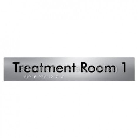 Braille Sign Treatment Room 1 - Braille Tactile Signs Aust. - BTS254-01-aliS - Custom Signs - Fast Shipping - High Quality - Australian Made & Owned