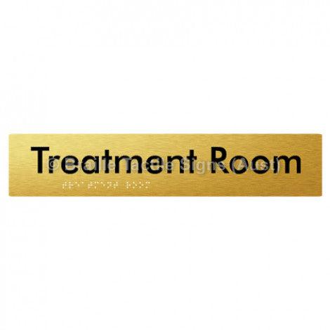 Braille Sign Treatment Room - Braille Tactile Signs Aust. - BTS254-aliG - Custom Signs - Fast Shipping - High Quality - Australian Made & Owned