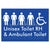 Unisex Accessible Toilet RH and Ambulant Toilet