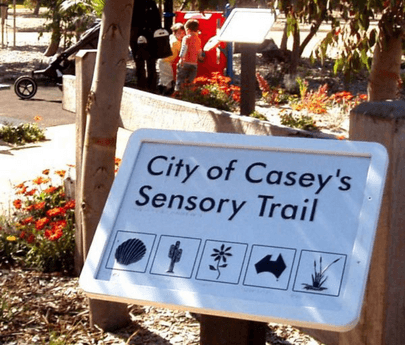 City of Casey Sensory Trail Scented - Braille Tactile Signs (Aust) - Your Braille Sign Specialists - Industry Leaders