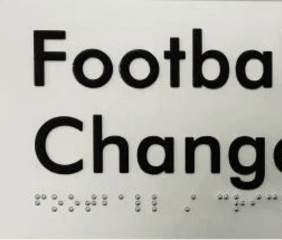 Sport Pavilion - Braille Tactile Signs (Aust) - Your Braille Sign Specialists - Industry Leaders