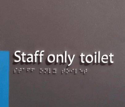 St Vincents Hospital - Braille Tactile Signs (Aust) - Your Braille Sign Specialists - Industry Leaders