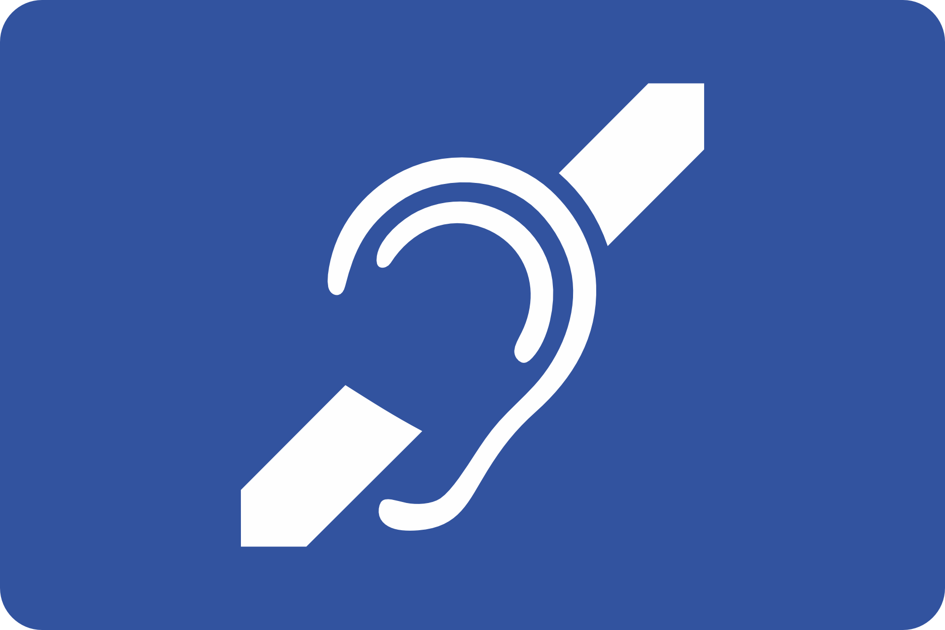 Audio/Hearing/IR Braille Tactile Signs
