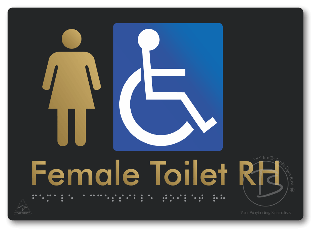 OCS Test LH - Braille Tactile Signs Aust.