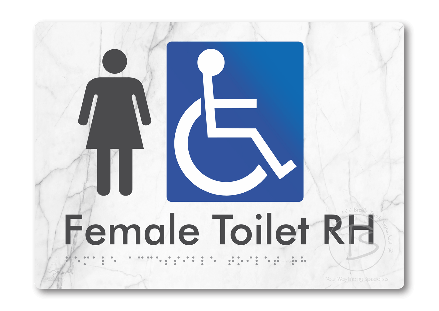 OCS Test LH - Braille Tactile Signs Aust.