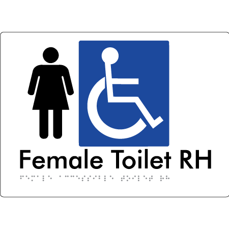 Female Accessible Toilet LH / RH