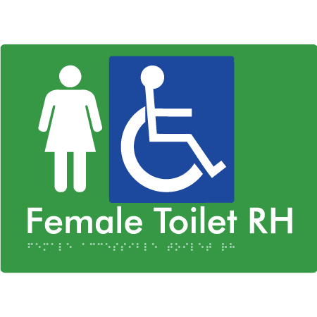 Female Accessible Toilet LH / RH