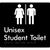 Unisex Student Toilet with Air Lock