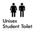 Unisex Student Toilet