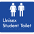 Unisex Student Toilet