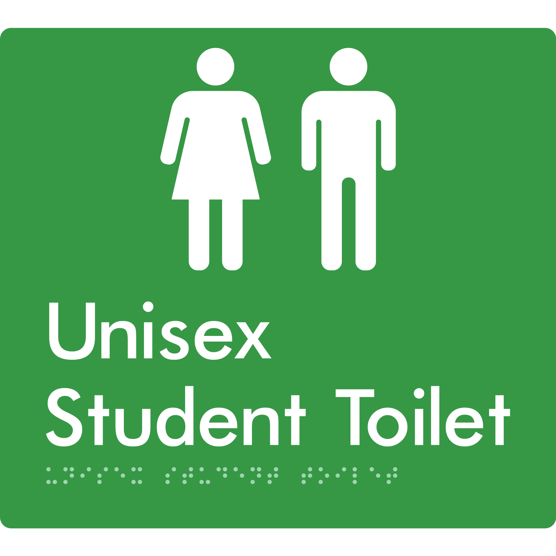 Unisex Student Toilet (Copy for EDM) - Braille Tactile Signs Aust.