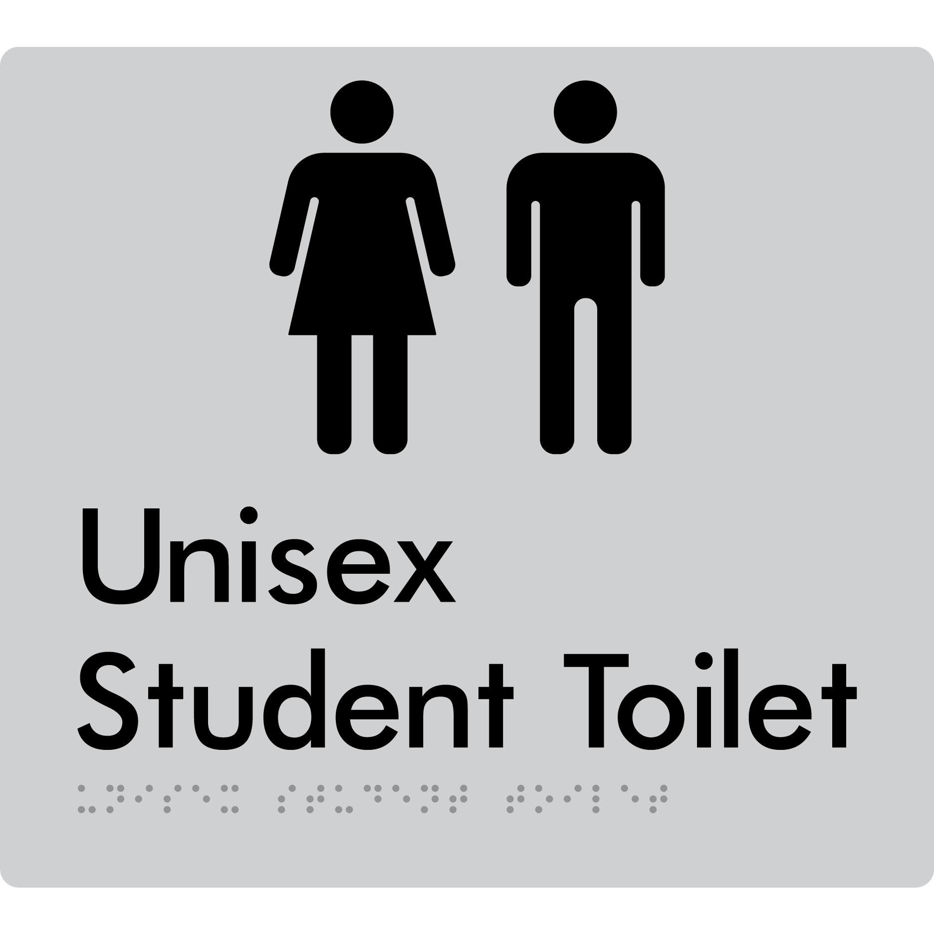 Unisex Student Toilet (Copy for EDM) - Braille Tactile Signs Aust.