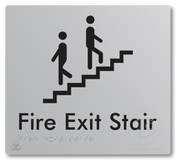 Fire Exit Stair - Braille Tactile Signs Aust.