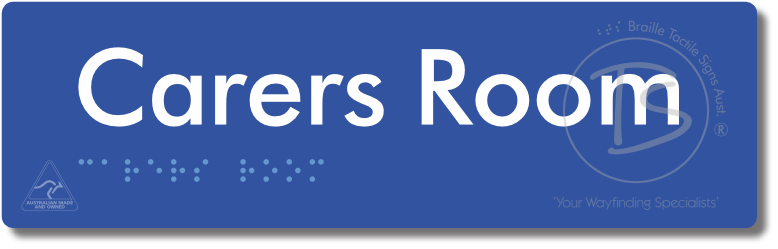 Carers Room - Braille Tactile Signs Aust.