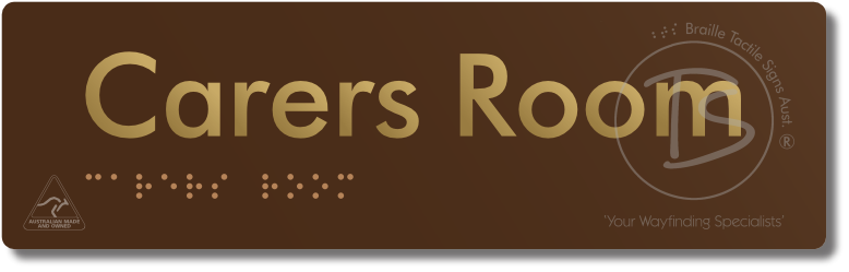 Carers Room - Braille Tactile Signs Aust.
