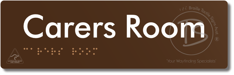 Carers Room - Braille Tactile Signs Aust.