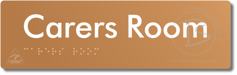 Carers Room - Braille Tactile Signs Aust.