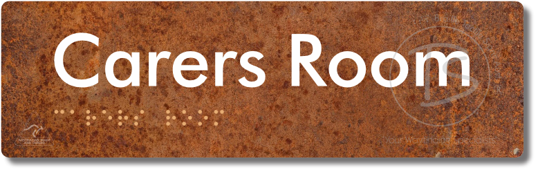 Carers Room - Braille Tactile Signs Aust.