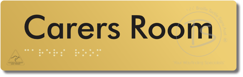 Carers Room - Braille Tactile Signs Aust.