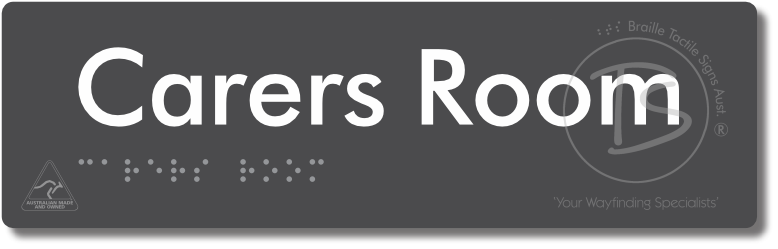 Carers Room - Braille Tactile Signs Aust.