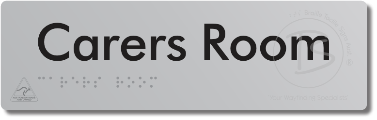 Carers Room - Braille Tactile Signs Aust.