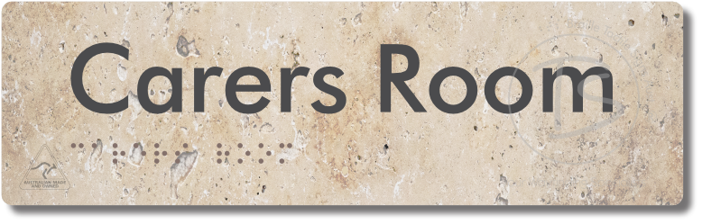 Carers Room - Braille Tactile Signs Aust.