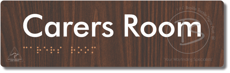 Carers Room - Braille Tactile Signs Aust.