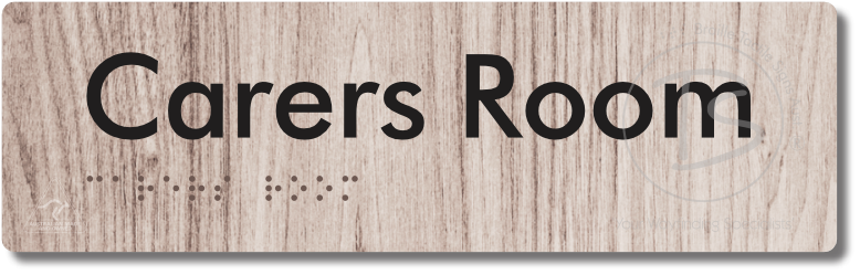 Carers Room - Braille Tactile Signs Aust.