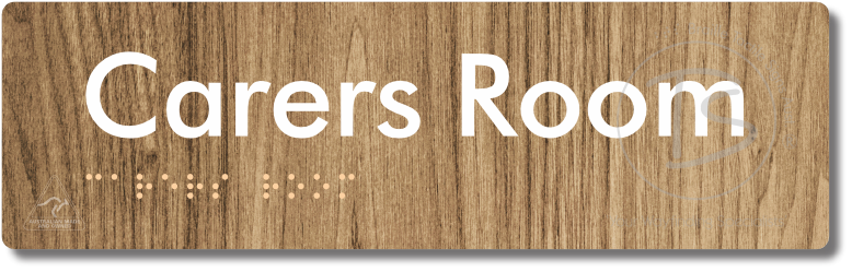 Carers Room - Braille Tactile Signs Aust.
