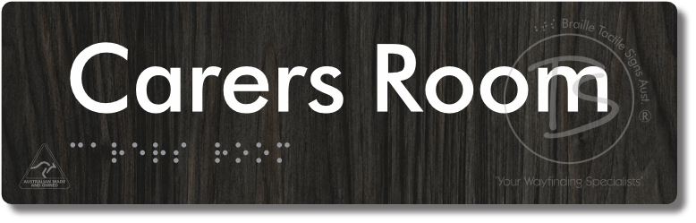 Carers Room - Braille Tactile Signs Aust.