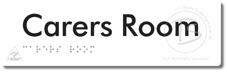Carers Room - Braille Tactile Signs Aust.