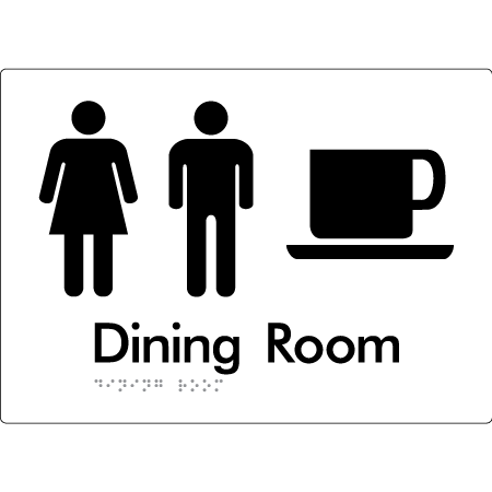 Dining Room - Braille Tactile Signs Aust.