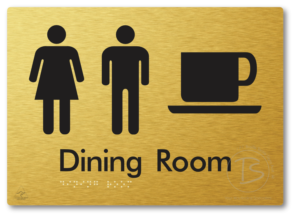 Dining Room - Braille Tactile Signs Aust.