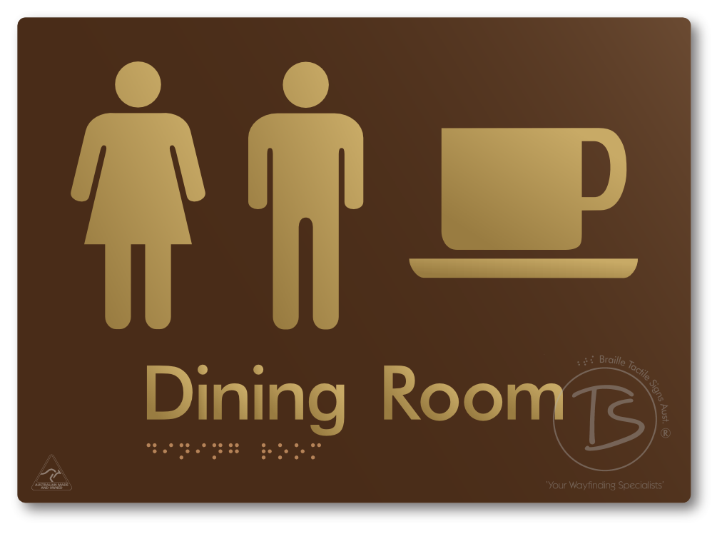 Dining Room - Braille Tactile Signs Aust.