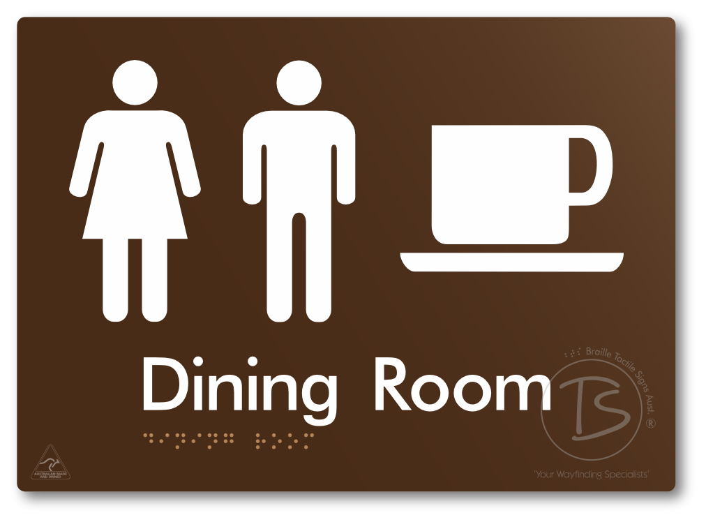 Dining Room - Braille Tactile Signs Aust.