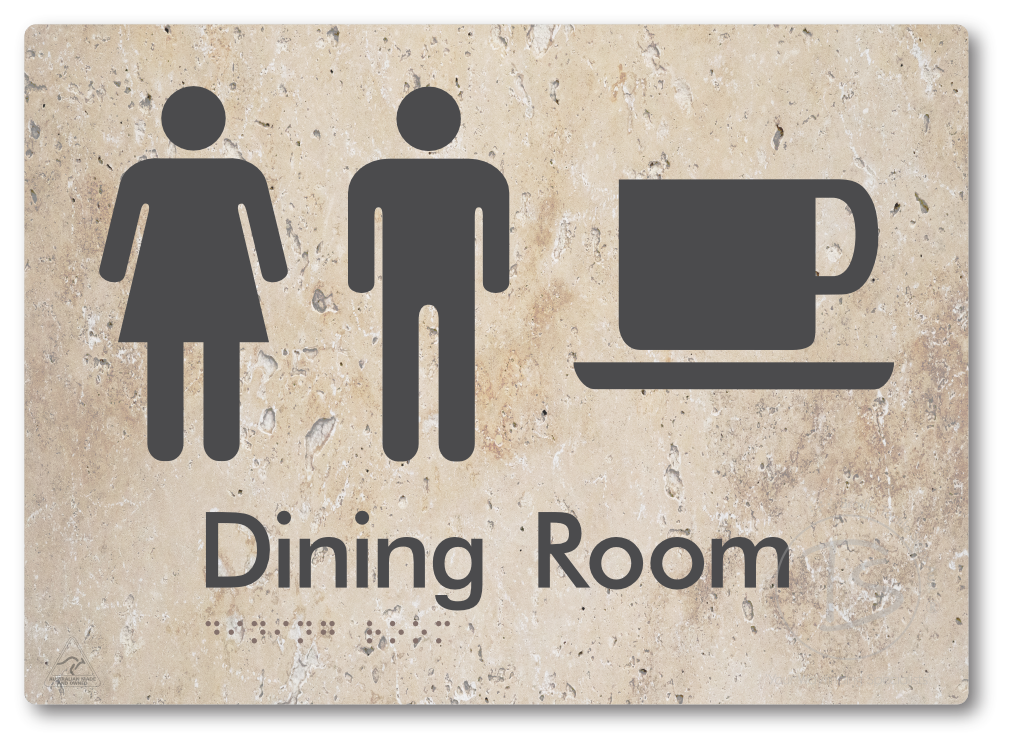 Dining Room - Braille Tactile Signs Aust.